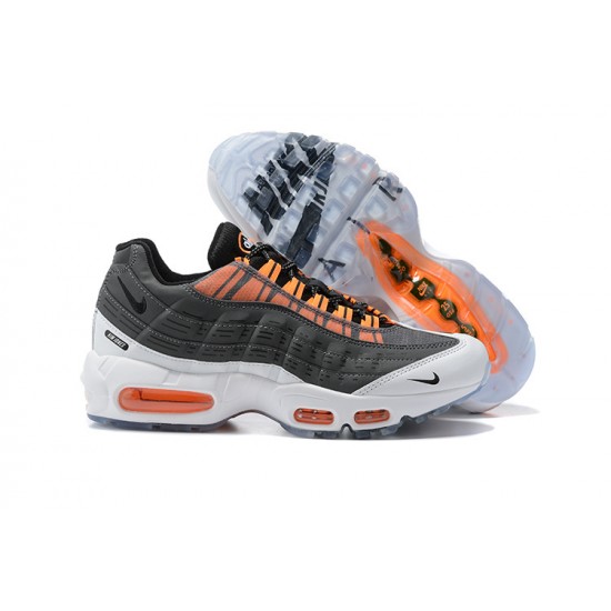 Air Max 95 TT Grey White Orange DD1871-001 Running Shoes Men's