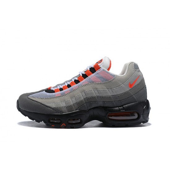 Air Max 95 OG Grey Red AT2865-100 Running Shoes Men's