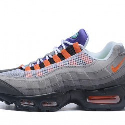 Air Max 95 OG QS Blacksafety Orangevolt 810374-078 Running Shoes Women's/Men's