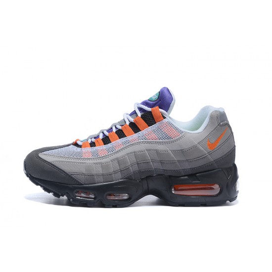 Air Max 95 OG QS Blacksafety Orangevolt 810374-078 Running Shoes Women's/Men's