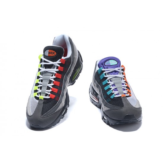 Air Max 95 OG QS Blacksafety Orangevolt 810374-078 Running Shoes Women's/Men's