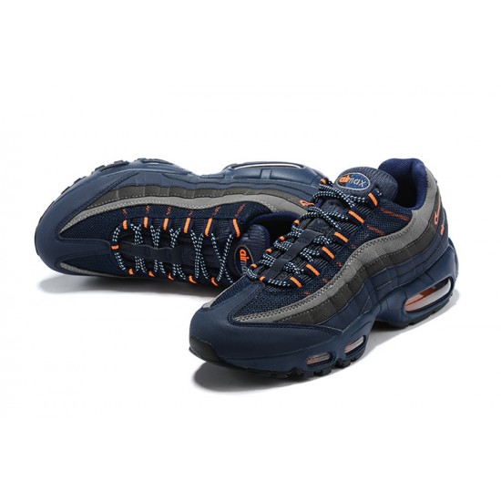 Air Max 95 TT Black Blue CW7477-400 Running Shoes Men's