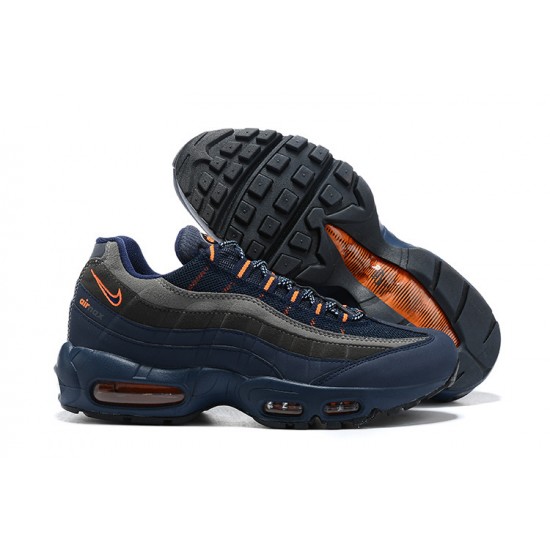 Air Max 95 TT Black Blue CW7477-400 Running Shoes Men's