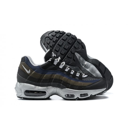 Air Max 95 TT Black Blue DH8075-001 Running Shoes Men's