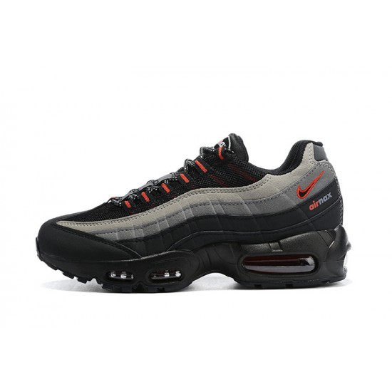 Air Max 95 TT Black Grey Red CW7477-001 Running Shoes Men's