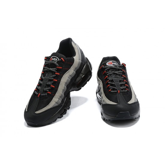 Air Max 95 TT Black Grey Red CW7477-001 Running Shoes Men's