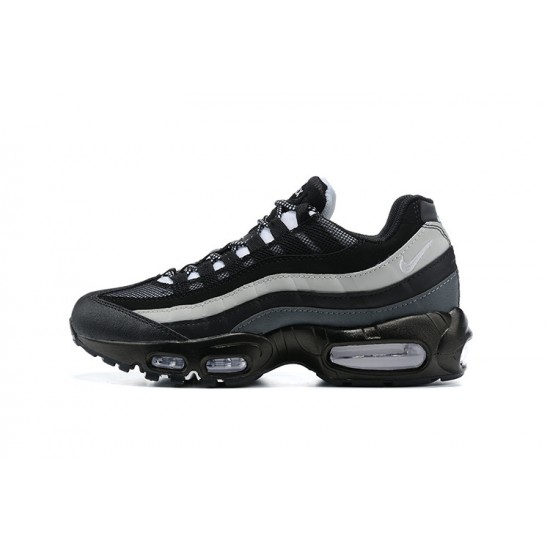 Air Max 95 TT Black White and Grey Running Shoes Men's