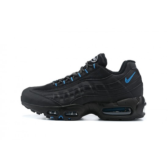 Air Max 95 TT Black and Blue Running Shoes Men's