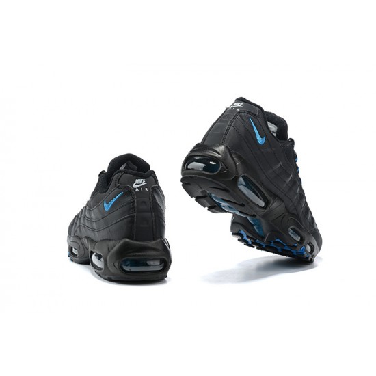 Air Max 95 TT Black and Blue Running Shoes Men's