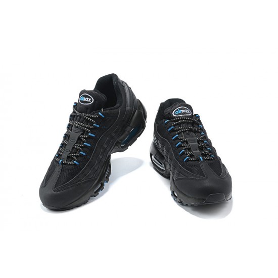 Air Max 95 TT Black and Blue Running Shoes Men's