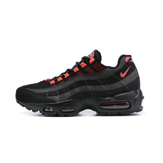 Air Max 95 TT Black and Red Running Shoes Men's