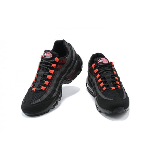 Air Max 95 TT Black and Red Running Shoes Men's