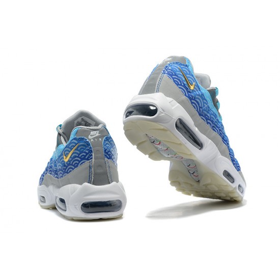 Air Max 95 TT Blue Grey White CW7992-001 Running Shoes Men's