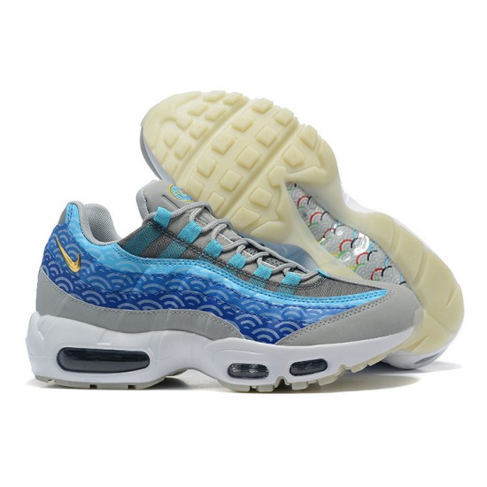 Air Max 95 TT Blue Grey White CW7992-001 Running Shoes Men's