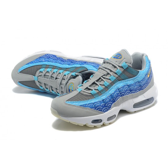 Air Max 95 TT Blue Grey White CW7992-001 Running Shoes Men's