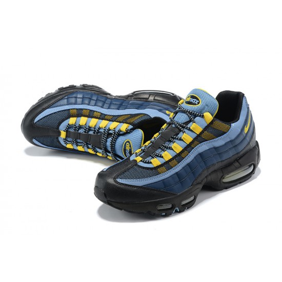 Air Max 95 TT Blue Yellow Running Shoes Men's