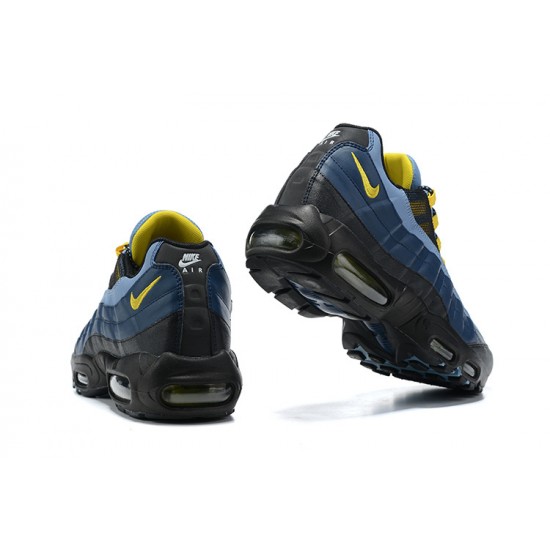 Air Max 95 TT Blue Yellow Running Shoes Men's