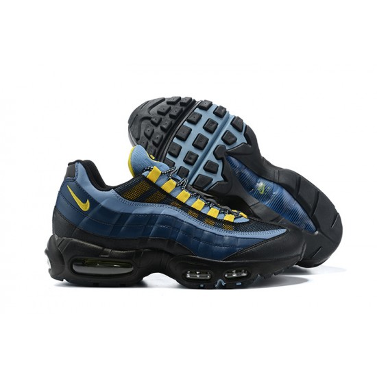 Air Max 95 TT Blue Yellow Running Shoes Men's