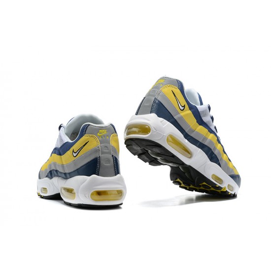 Air Max 95 TT Blue Yellow CZ0191-400 Running Shoes Men's