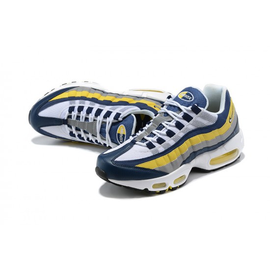 Air Max 95 TT Blue Yellow CZ0191-400 Running Shoes Men's