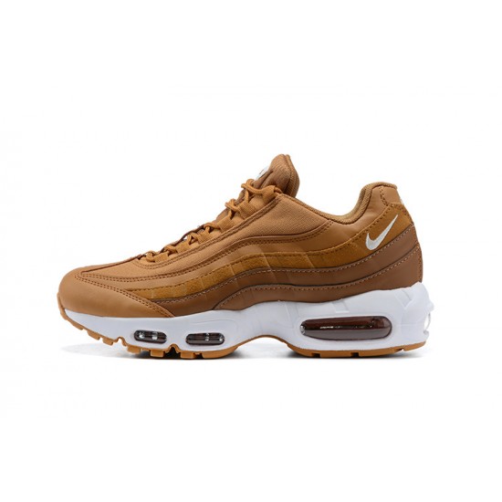 Air Max 95 TT Brown and White Running Shoes Men's