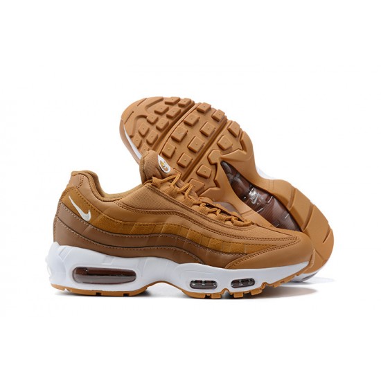 Air Max 95 TT Brown and White Running Shoes Men's