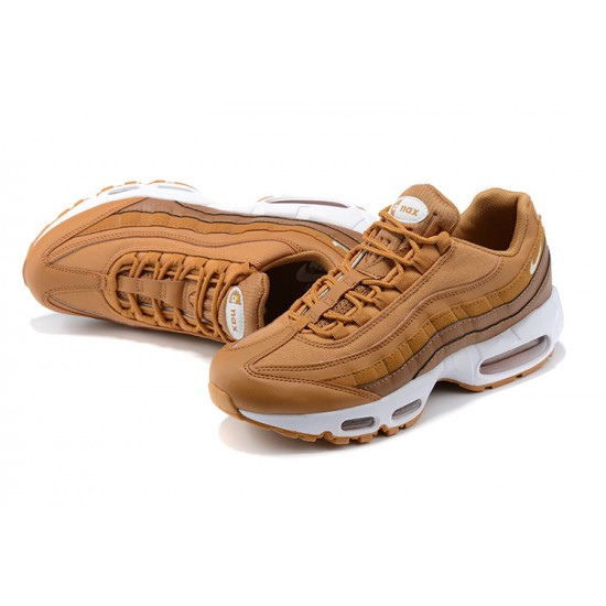 Air Max 95 TT Brown and White Running Shoes Men's