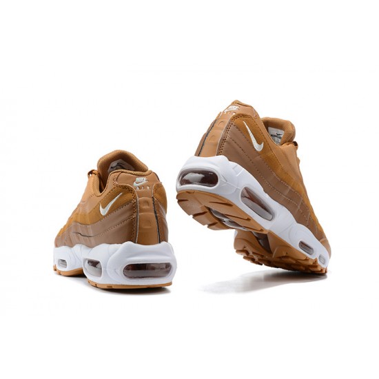 Air Max 95 TT Brown and White Running Shoes Men's