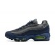 Air Max 95 TT Grey Blue and Black Black DA1504-400  Running Shoes Men's