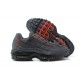 Air Max 95 TT Grey Red and Black Running Shoes Men's