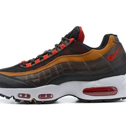 Air Max 95 TT Grey Red and Brown Running Shoes Men's 