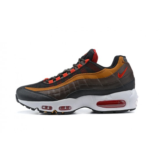 Air Max 95 TT Grey Red and Brown Running Shoes Men's