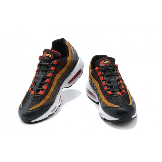 Air Max 95 TT Grey Red and Brown Running Shoes Men's