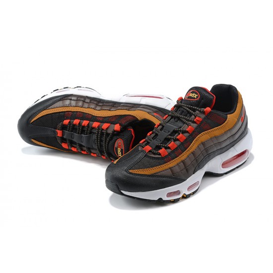 Air Max 95 TT Grey Red and Brown Running Shoes Men's