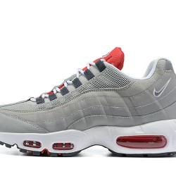 Air Max 95 TT Grey White and Red Running Shoes Men's 