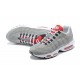 Air Max 95 TT Grey White and Red Running Shoes Men's