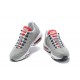 Air Max 95 TT Grey White and Red Running Shoes Men's