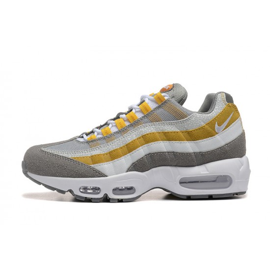 Air Max 95 TT Grey Yellow White DM0011-010 Running Shoes Men's