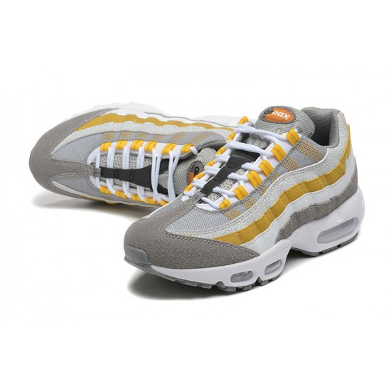 Air Max 95 TT Grey Yellow White DM0011-010 Running Shoes Men's