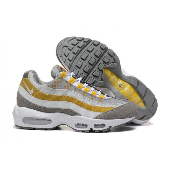 Air Max 95 TT Grey Yellow White DM0011-010 Running Shoes Men's