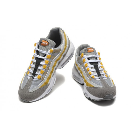 Air Max 95 TT Grey Yellow White DM0011-010 Running Shoes Men's