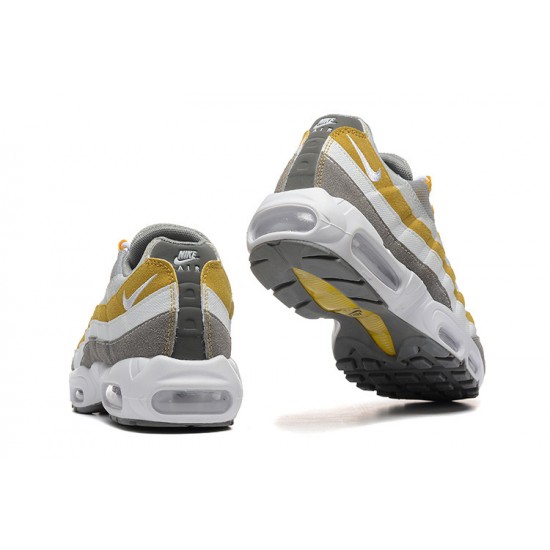 Air Max 95 TT Grey Yellow White DM0011-010 Running Shoes Men's