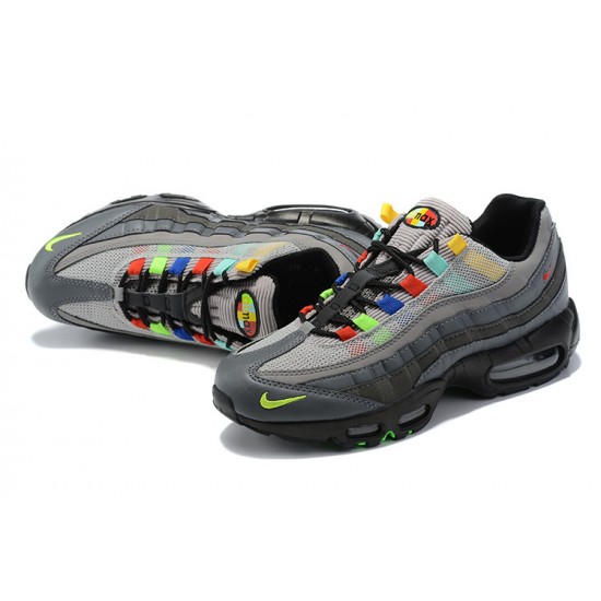 Air Max 95 TT Multi Grey CW6576-001 Running Shoes Men's