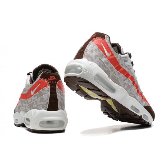 Air Max 95 TT Social FC Grey Red DQ9016-001 Running Shoes Men's