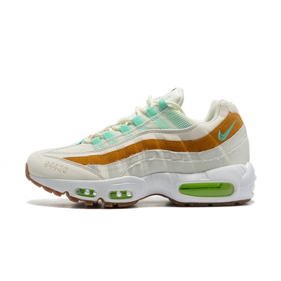 Air Max 95 TT White  Green Brown CZ0154-100 Running Shoes Men's