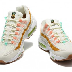 Air Max 95 TT White  Green Brown CZ0154-100 Running Shoes Men's