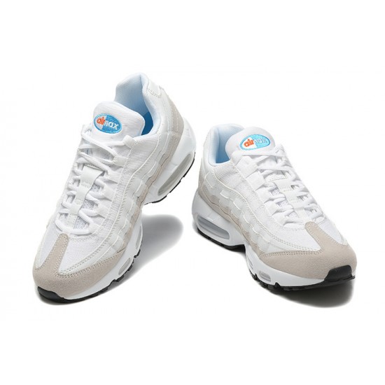 Air Max 95 TT White Blue DJ9981-100 Running Shoes Men's