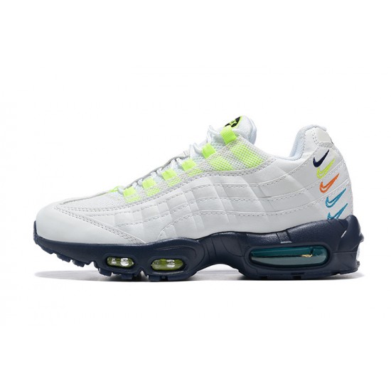 Air Max 95 TT White Blue DX1819-100 Running Shoes Men's