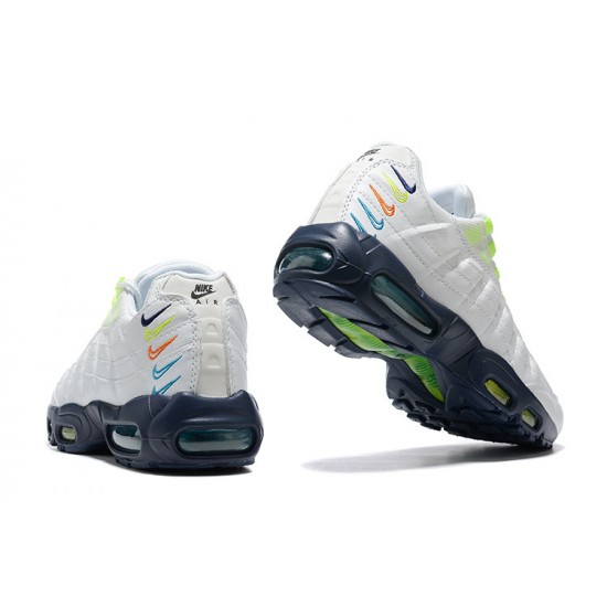 Air Max 95 TT White Blue DX1819-100 Running Shoes Men's