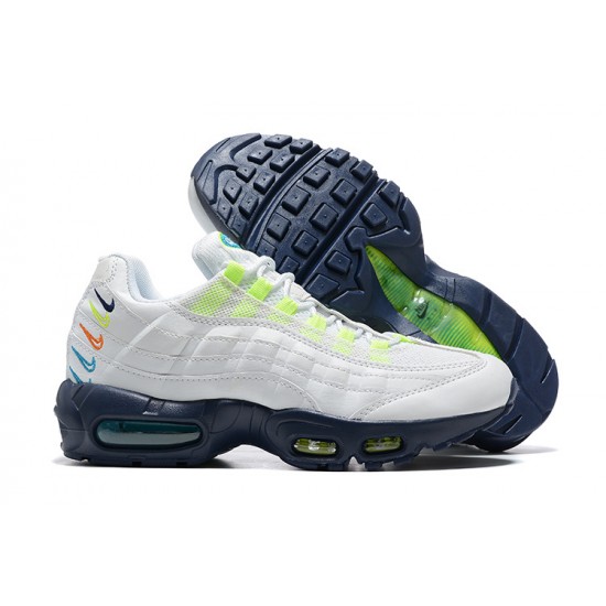 Air Max 95 TT White Blue DX1819-100 Running Shoes Men's